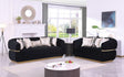 Carmela Black Sofa Loveseat by New Era Innovations at Eve Furniture