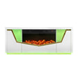 Carmela White Fireplace by New Era Innovations at Eve Furniture
