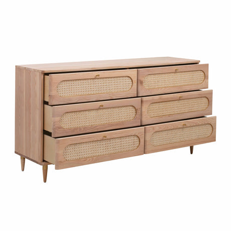 Carmen Cane 6 Drawer Dresser by TOV Furniture at Eve Furniture