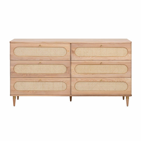Carmen Cane 6 Drawer Dresser by TOV Furniture at Eve Furniture