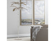 Carmichael White/Gold Floor Lamp by Crestview at Eve Furniture