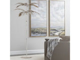 Carmichael White/Gold Floor Lamp by Crestview at Eve Furniture