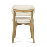 Carnation Cream Performance Vegan Leather Dining Chair by TOV Furniture at Eve Furniture