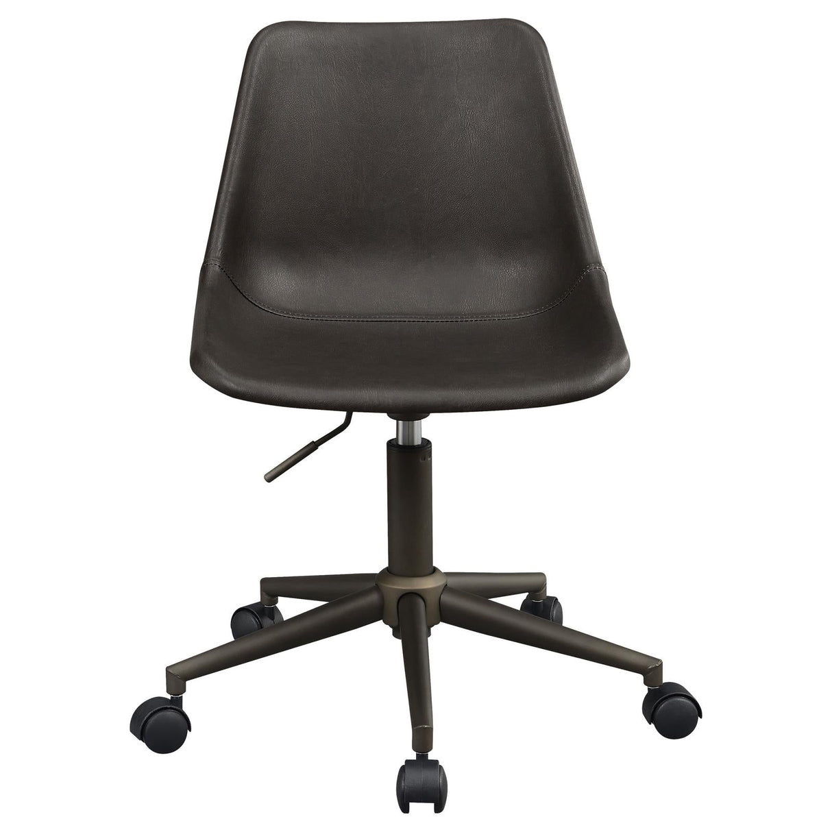 Carnell Brown/Rustic Taupe Adjustable Height Office Chair with Casters