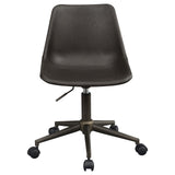 Carnell Brown/Rustic Taupe Adjustable Height Office Chair with Casters