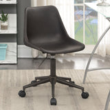 Carnell Brown/Rustic Taupe Adjustable Height Office Chair with Casters by Coaster at Eve Furniture