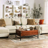 Carnforth Tan Sectional by Furniture of America at Eve Furniture