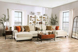 Carnforth Tan Sectional by Furniture of America at Eve Furniture