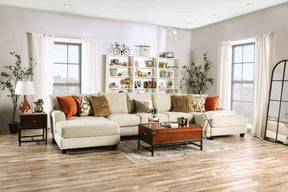 Carnforth Tan Sectional by Furniture of America at Eve Furniture