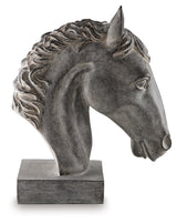 Carnlow Antique Black Sculpture by ASHLEY FURNITURE at Eve Furniture