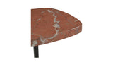 Caro Side Table Rosso Alicante Marble by Moe's Home at Eve Furniture