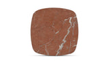 Caro Side Table Rosso Alicante Marble by Moe's Home at Eve Furniture