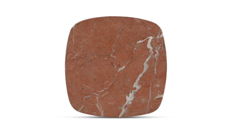 Caro Side Table Rosso Alicante Marble by Moe's Home at Eve Furniture