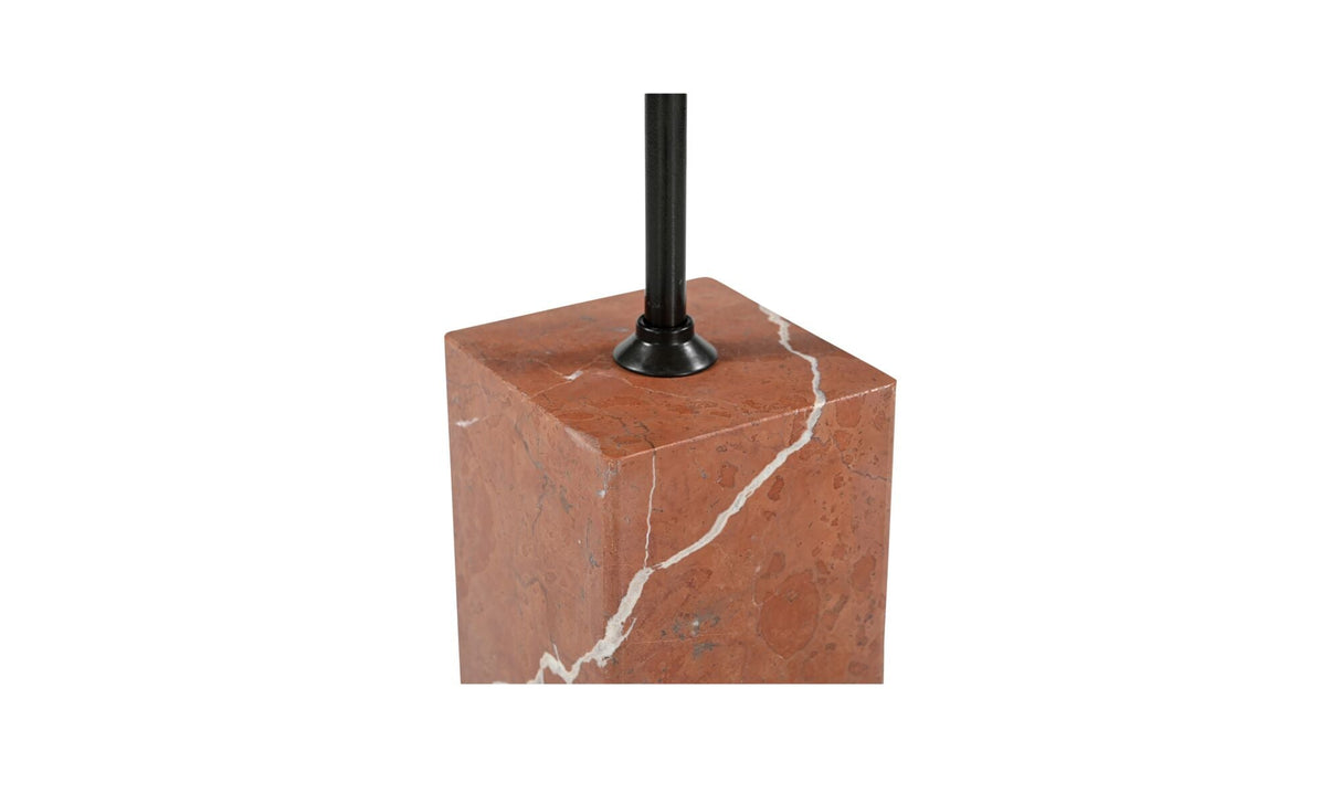 Caro Side Table Rosso Alicante Marble by Moe's Home at Eve Furniture