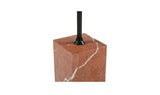 Caro Side Table Rosso Alicante Marble by Moe's Home at Eve Furniture