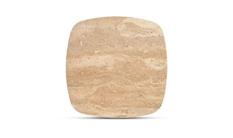 Caro Side Table Travertine by Moe's Home at Eve Furniture