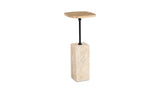 Caro Side Table Travertine by Moe's Home at Eve Furniture