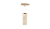 Caro Side Table Travertine by Moe's Home at Eve Furniture