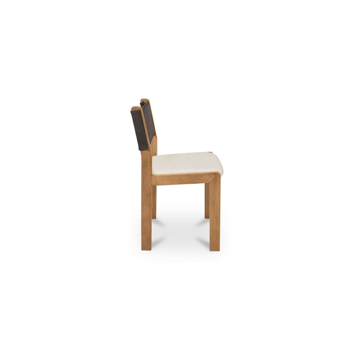 Carol Deep Brown Dining Leather Chair (Set of 2) by MOES at Eve Furniture