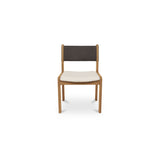 Carol Deep Brown Dining Leather Chair (Set of 2) by Moe's Home at Eve Furniture