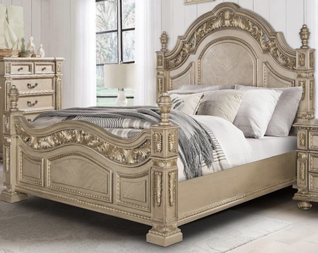 Carolina Gold Bedroom Set by Cosmos Furniture at Eve Furniture