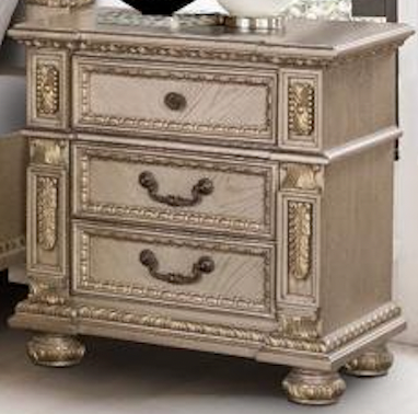Carolina Gold Bedroom Set by Cosmos Furniture at Eve Furniture