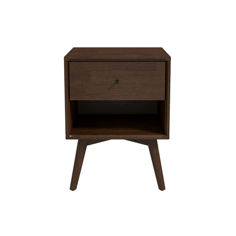Caroline Mid Century Modern Style Night Stand 1-Drawer by Ashcroft Imports at Eve Furniture