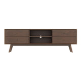 Caroline Mid Century Modern Style Walnut TV Stand Up To 72" by Ashcroft Furniture at Eve Furniture