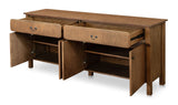 Caroline Sideboard Warm Brown by Moe's Home at Eve Furniture