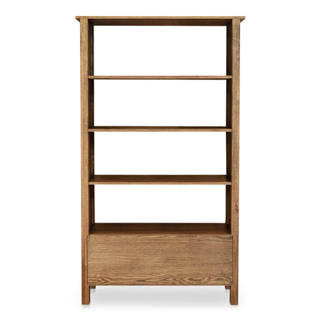 Caroline Warm Brown Bookcase by MOES at Eve Furniture
