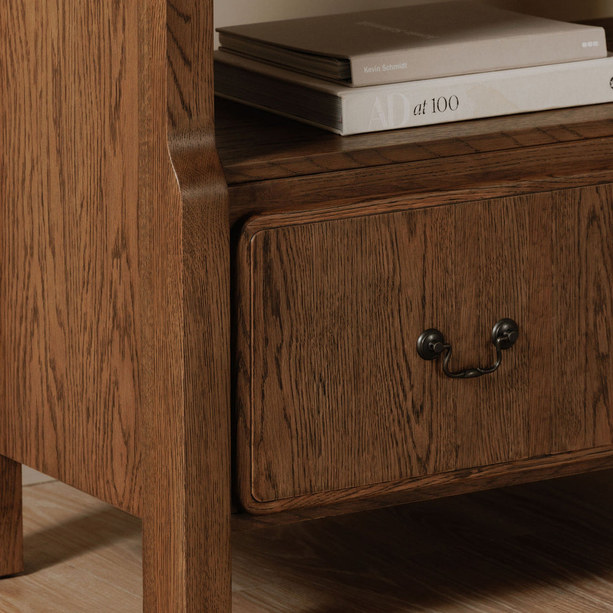 Caroline Warm Brown Bookcase by MOES at Eve Furniture