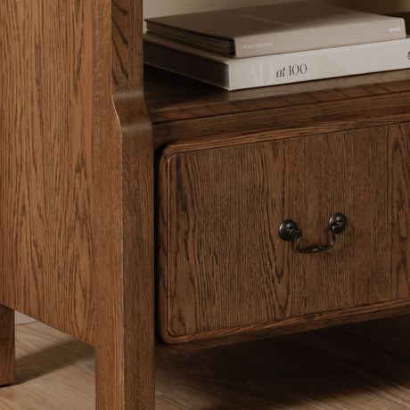 Caroline Warm Brown Bookcase by MOES at Eve Furniture
