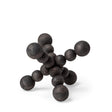 Carollan I (Small) Black Geometric Wood Ball Jack by Mercana at Eve Furniture