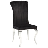 Carone Black/Chrome 5-Piece Dining Set by Coaster at Eve Furniture