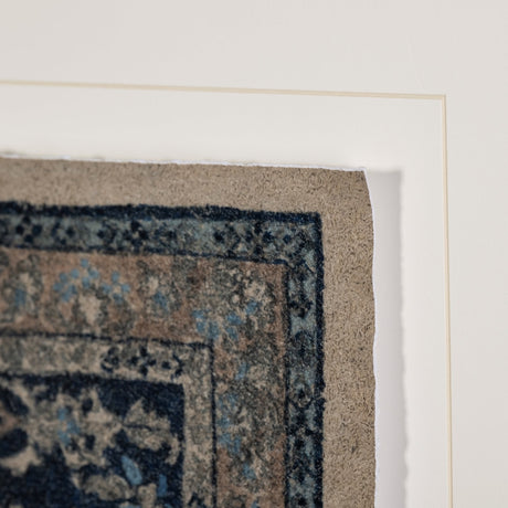 Carpet by Mercana Studio a Hand Embelished Textured Framed Art Print Matted under Glass by Mercana at Eve Furniture
