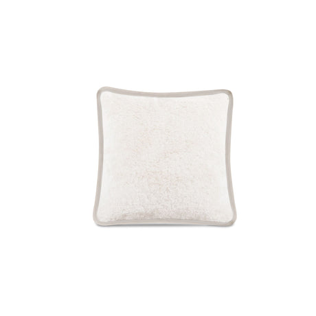 Carr Cream Faux Fur 20-in Cushion by MOES at Eve Furniture