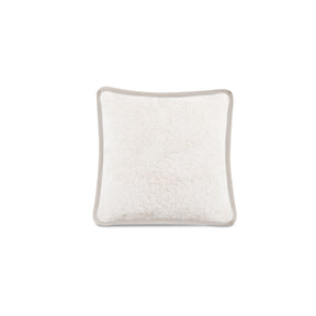 Carr Cream Faux Fur 20-in Cushion by Moe's Home at Eve Furniture