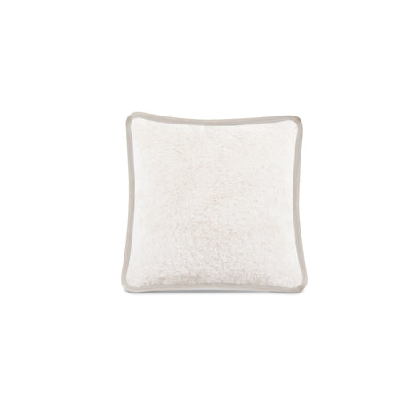 Carr Cream Faux Fur 25-in Cushion by MOES at Eve Furniture