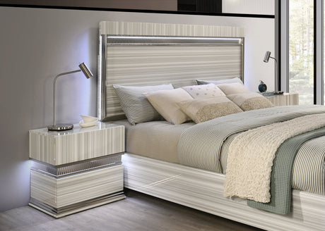 Carrara Beige Bedroom Set by New Era Innovations at Eve Furniture