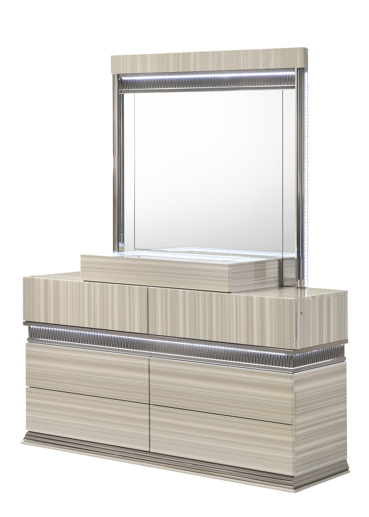 Carrara Beige Bedroom Set by New Era Innovations at Eve Furniture