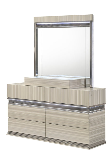 Carrara Beige Bedroom Set by New Era Innovations at Eve Furniture