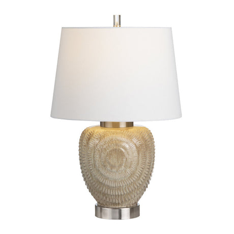 Carraway Cream/White Table Lamp by Crestview at Eve Furniture