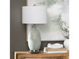 Carrefour White Table Lamp by Crestview at Eve Furniture