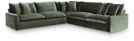 Carriage View Jade 3-Piece Sectional by Ashley at Eve Furniture