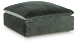Carriage View Jade Oversized Accent Ottoman by Ashley at Eve Furniture