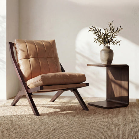 Carrie Dark Brown Side Table by MOES at Eve Furniture