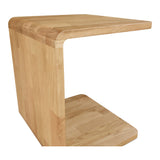 Carrie Natural Oak Side Table by Moe's Home at Eve Furniture