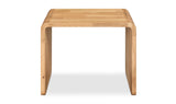 Carrie Side Table Natural Oak by Moe's Home at Eve Furniture