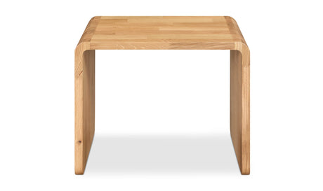 Carrie Side Table Natural Oak by Moe's Home at Eve Furniture