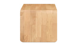 Carrie Side Table Natural Oak by Moe's Home at Eve Furniture